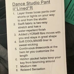 Size 6 Lululemon pants
